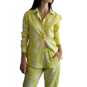 NEW LAS SUREÑAS las surenas shirt in life in colors lime